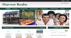 Desktop Screenshot of harvestrealty.com