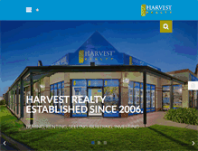 Tablet Screenshot of harvestrealty.com.au